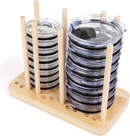 Adjustable Tumbler Lid Organizer