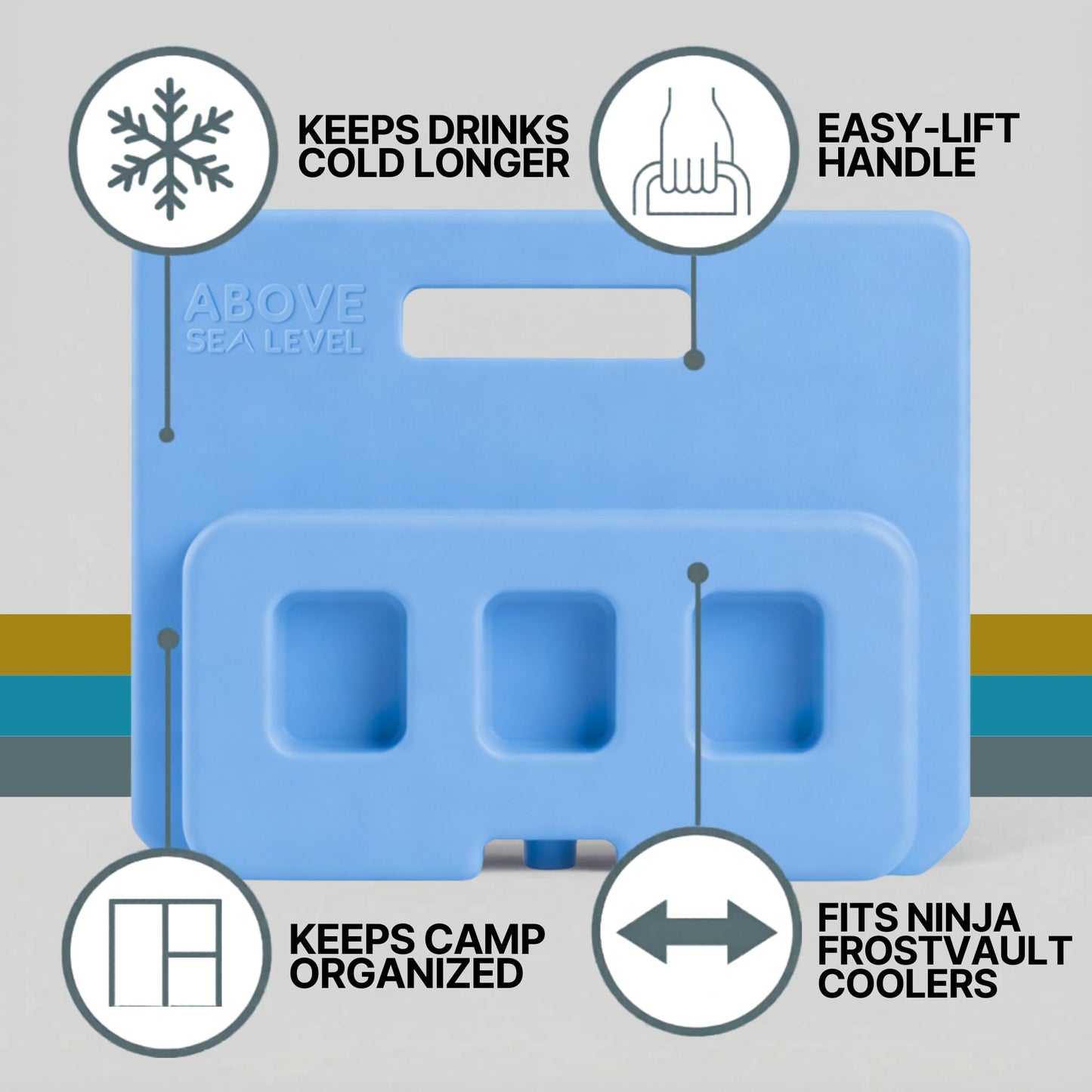 Ice Pack Divider for Ninja FrostVault Coolers