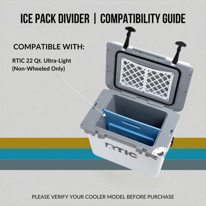 Ice Pack Divider for RTIC 22 Non-Wheeled Ultra-Light