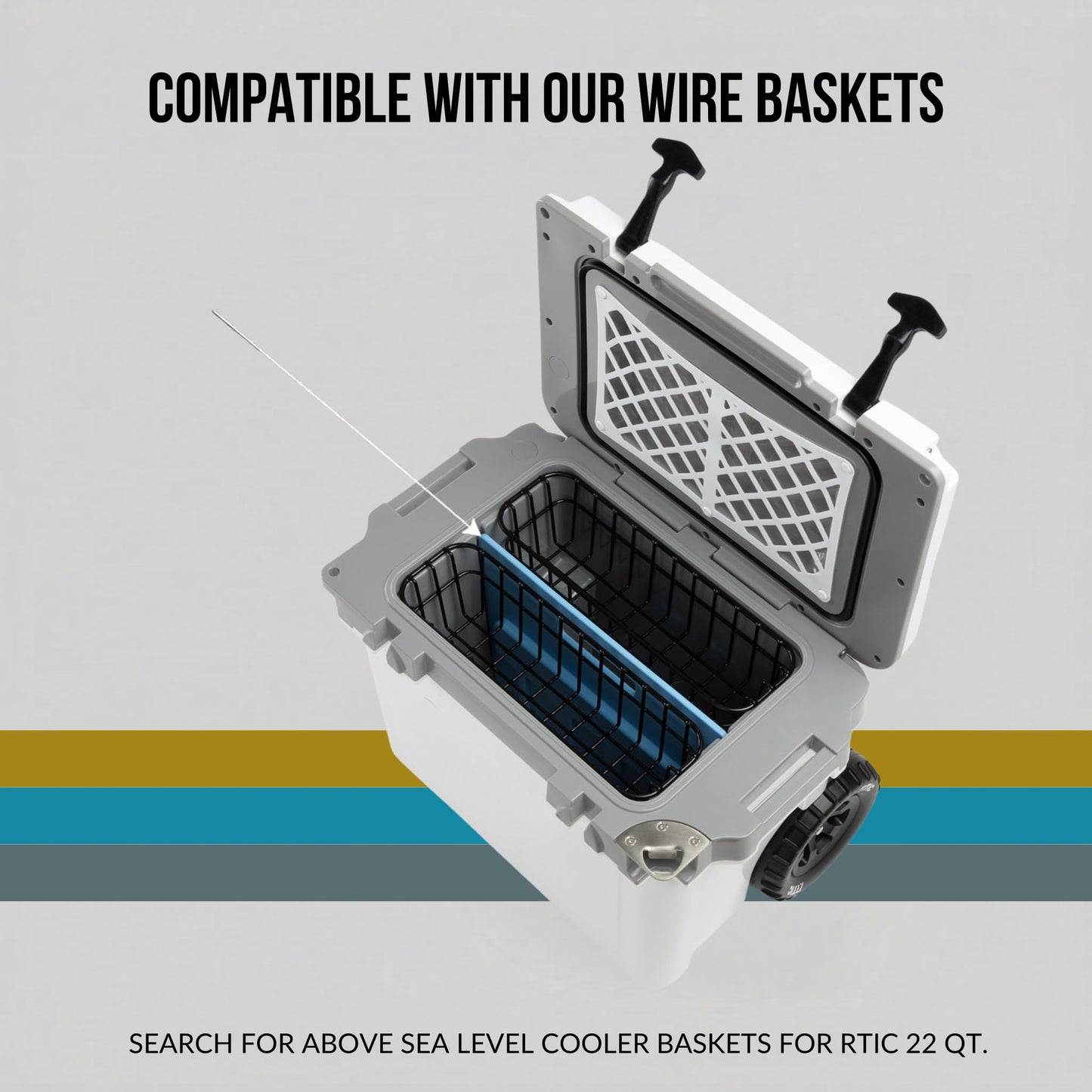 Ice Pack Divider for RTIC 22 Wheeled Ultra-Light Cooler