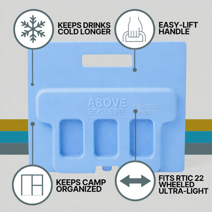 Ice Pack Divider for RTIC 22 Wheeled Ultra-Light Cooler