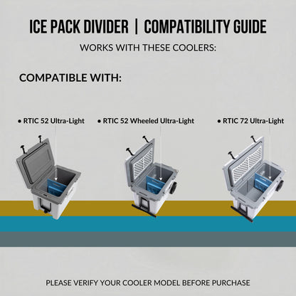 Ice Pack Divider for RTIC 52/72 Ultra-Light Cooler