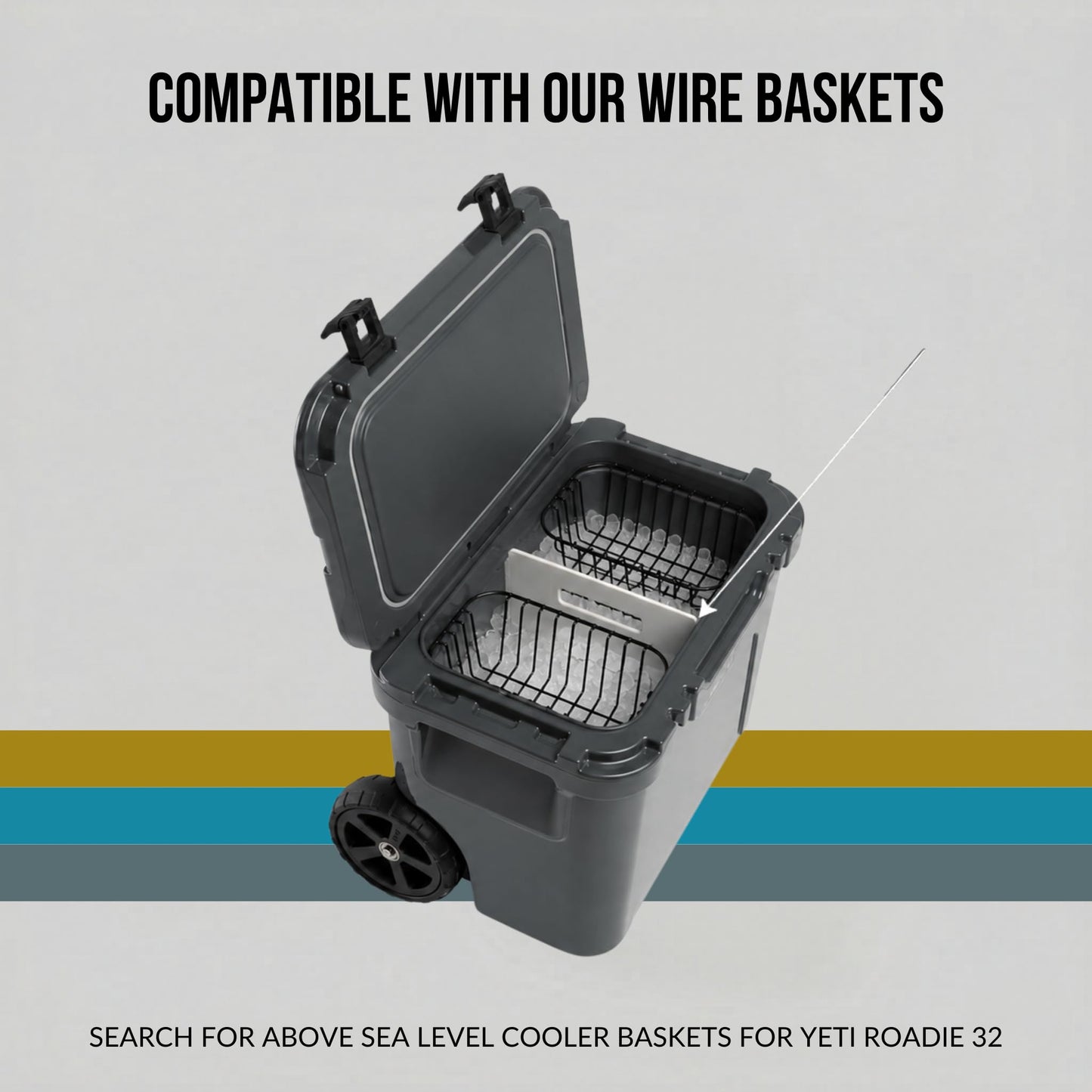 Ice Pack Divider For YETI Roadie 32