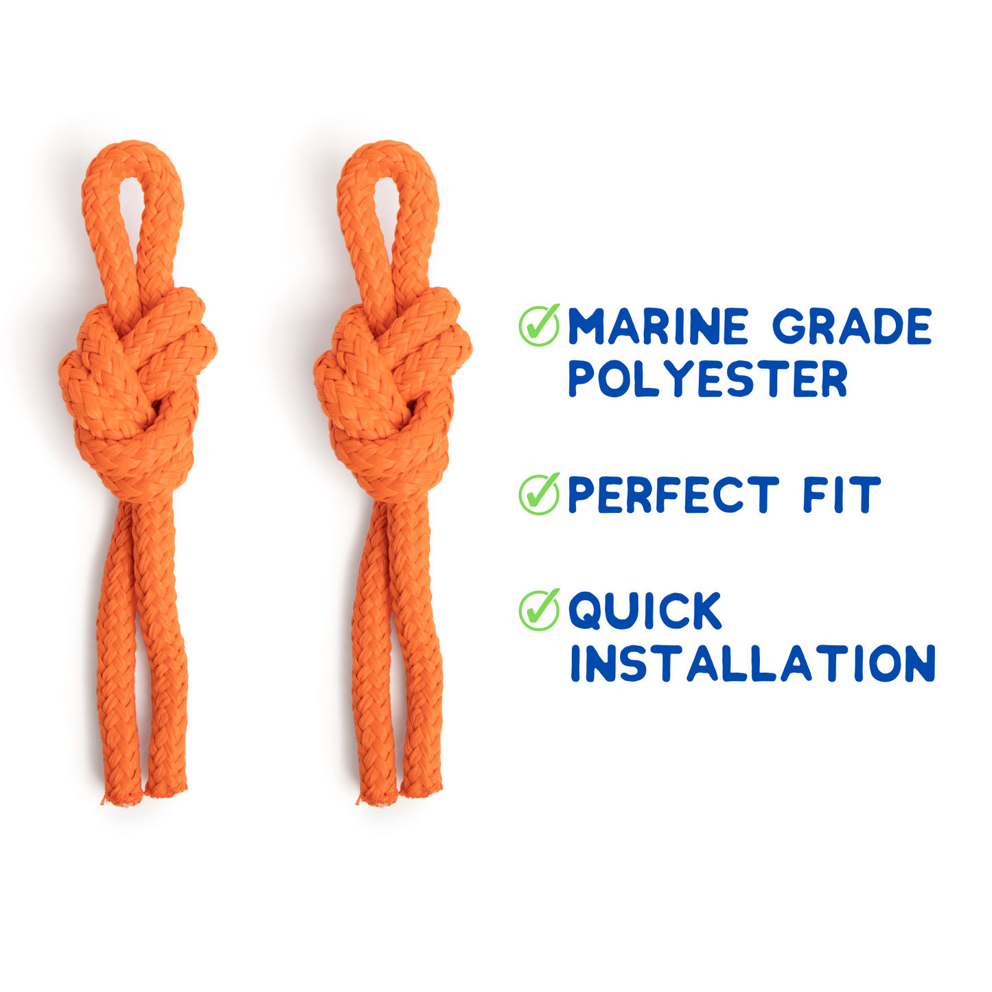 blaze orange rope handles for yeti coolers