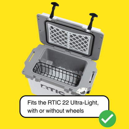 Wire Cooler Basket for RTIC 22 Qt Ultra-Light Coolers