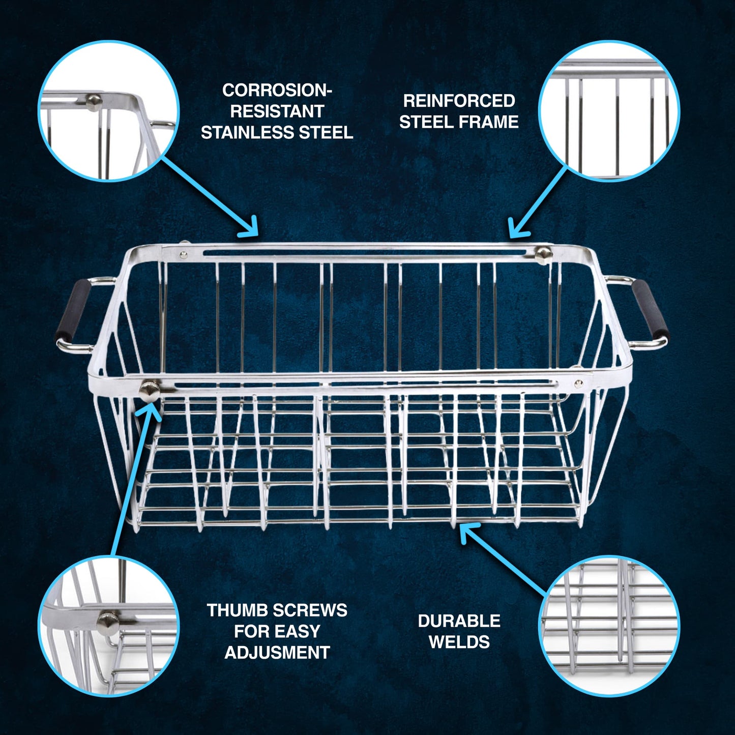 above sea level universal cooler basket features