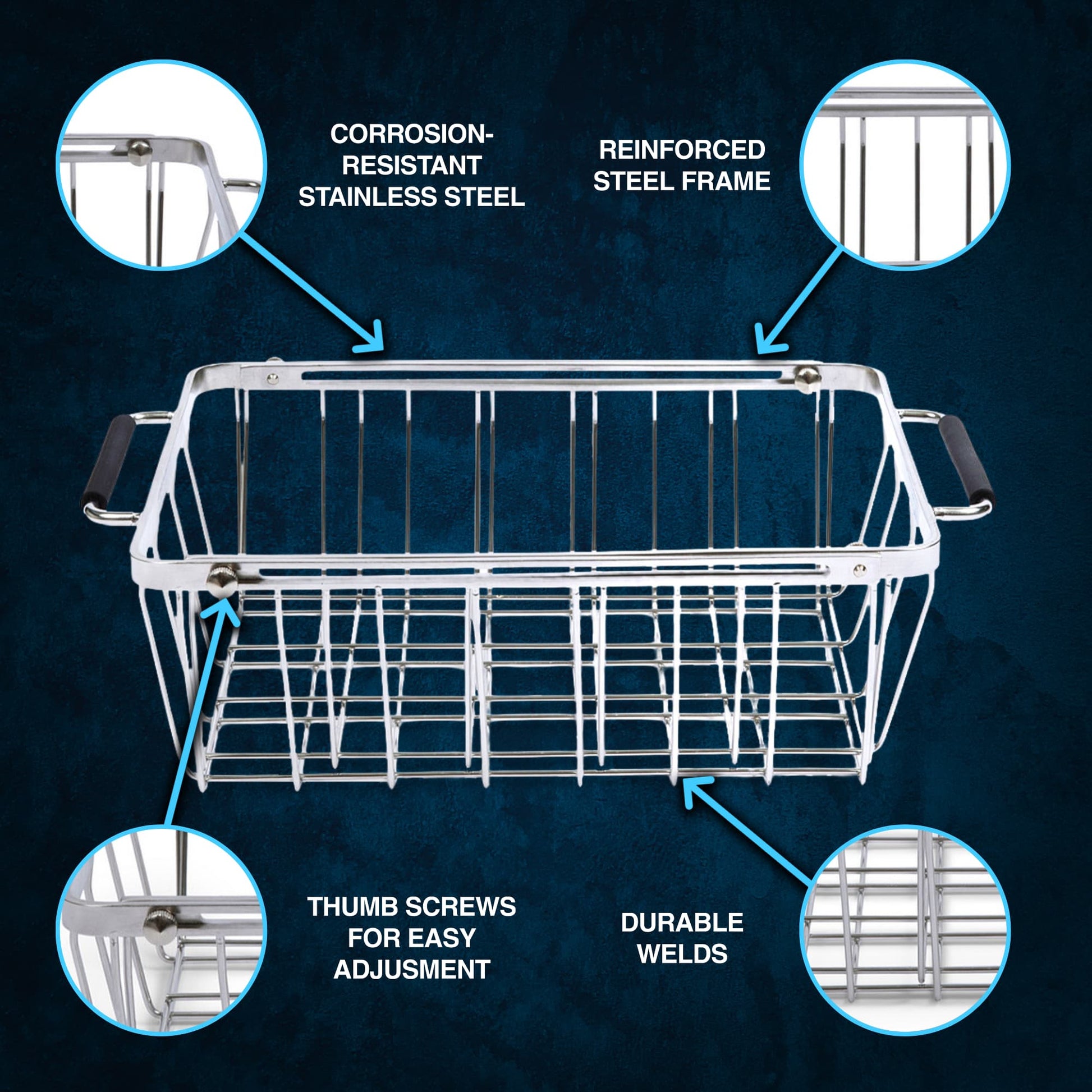above sea level universal cooler basket features
