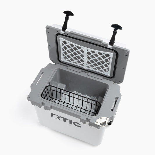 above sea level wire cooler basket in rtic 22 ultra-light cooler
