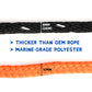 TeamSpirit Colorful Rope Handles (2-pack) for YETI and RTIC Coolers