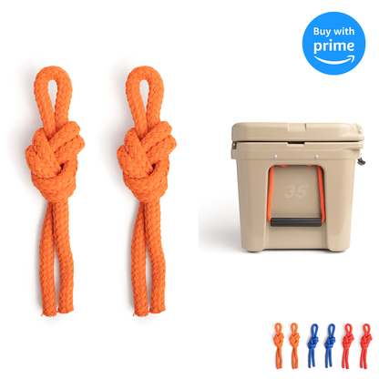 TeamSpirit Colorful Rope Handles (2-pack) for YETI and RTIC Coolers