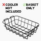 Cooler Basket for Lifetime 77 Qt or Ozark Trail 73